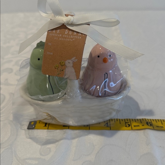 🐣Rae Dunn Pastel Bird Shakers in Basket - Picture 6 of 8